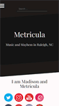 Mobile Screenshot of metricula.com