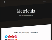 Tablet Screenshot of metricula.com